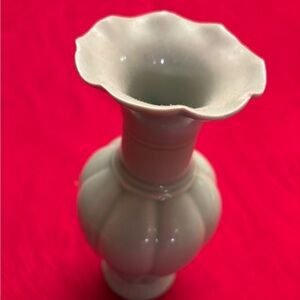 Asian inspired vase. Tiny imperfection on top (see close up picture).